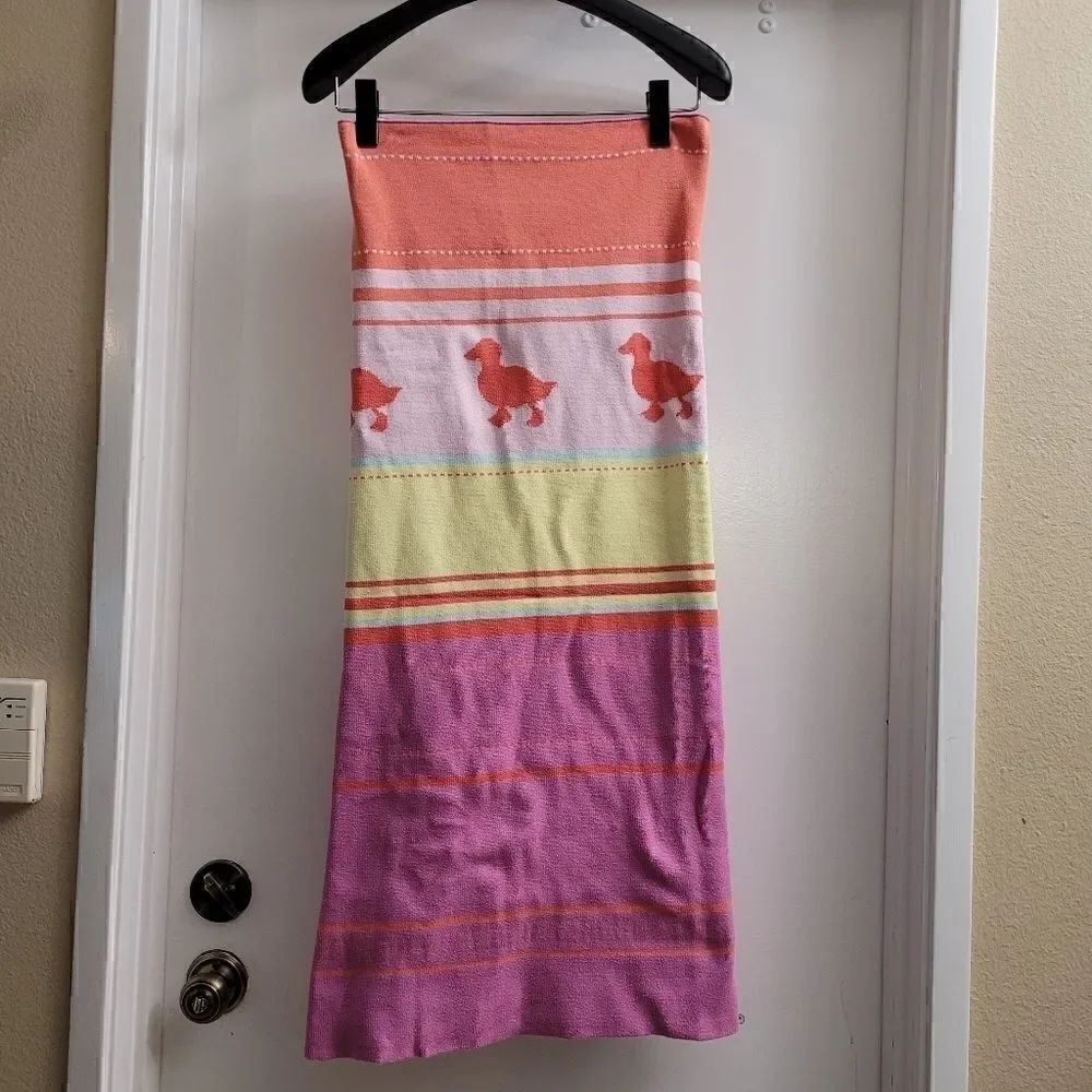 Weego amigo knit duck blanket